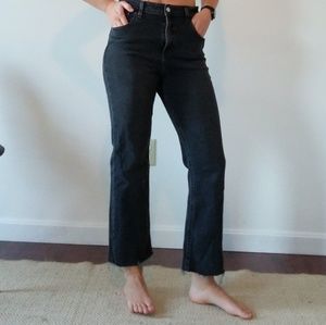 Urban outfitter kick flare high rise cropped jeans